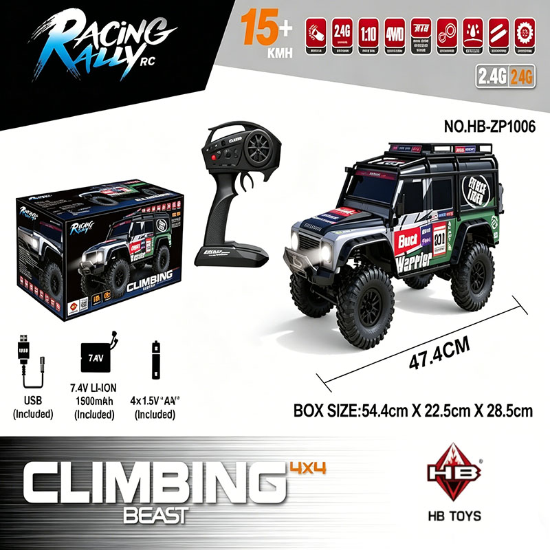 Rc Hobby Grade Truck - HB Zp1005 /1006 Remote Control Car