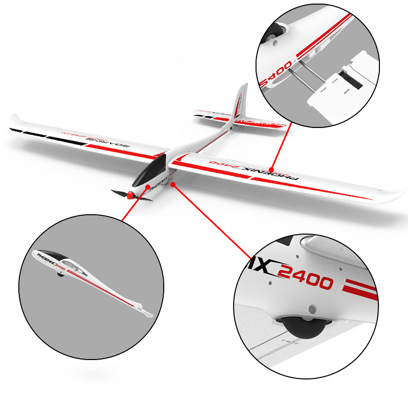 Volantex 759-3 Phoenix 2400 24 - đánh giá và giá Rc Plane Hobby Zone