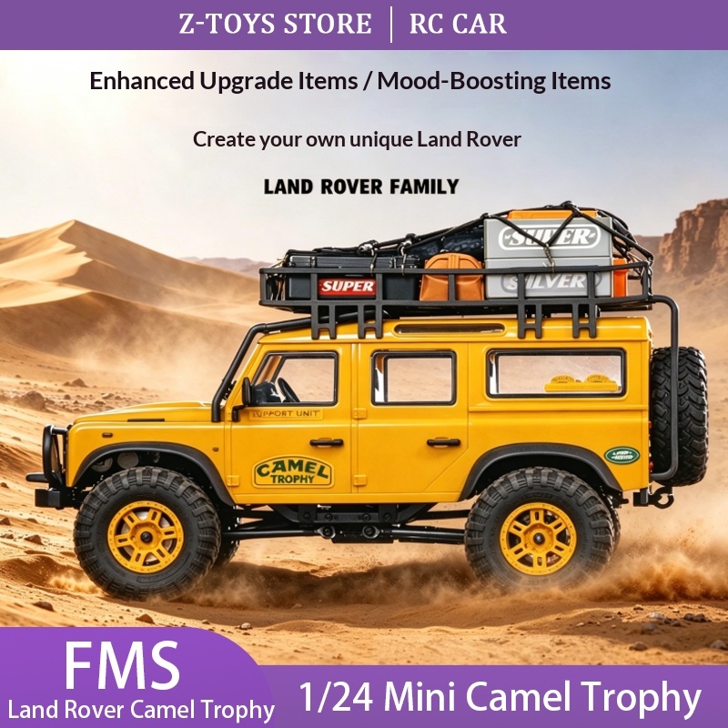FMS 1/24 Licensed Land Rover C - đánh giá và giá Rc Hobby Land